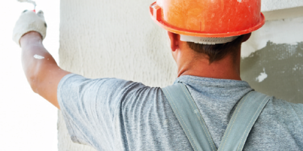 Painter Decorator Working On A New Business Startup In Cabra